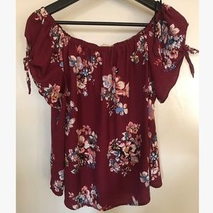 off the shoulder top